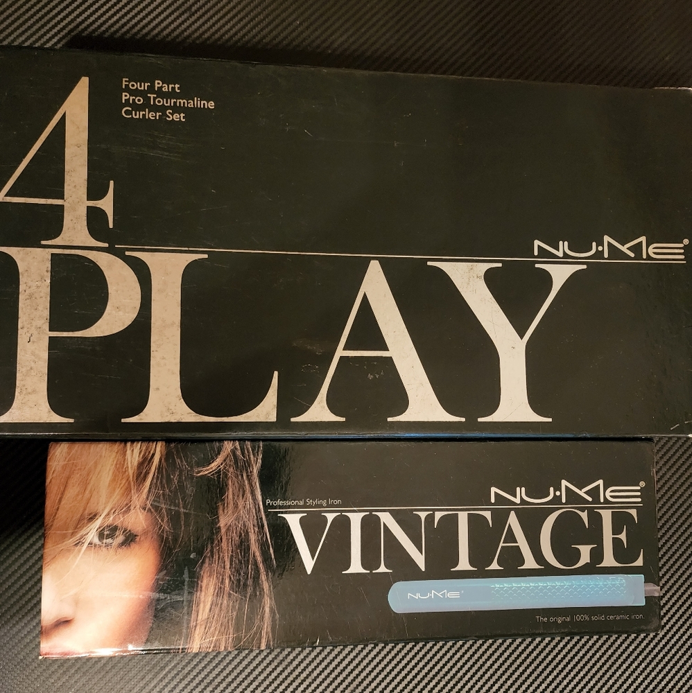 Nume hair straightener and curling set